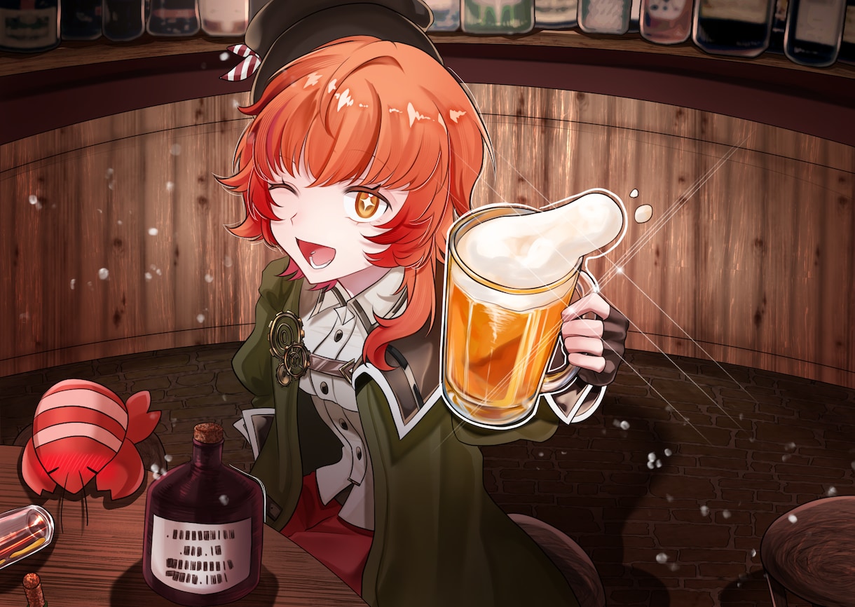 IRIAM返礼品の1枚絵お描きします 透明感と鮮やかな1枚絵で素敵な思い出を！ イメージ6