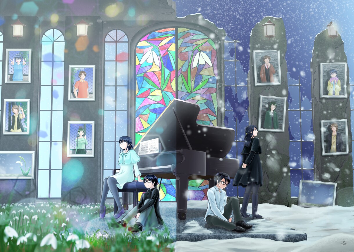 商用利用可◎物語性を感じさせるイラストを制作します 動画、サムネイル、MV、小説の表紙や挿絵、ゲーム、壁紙などに イメージ6