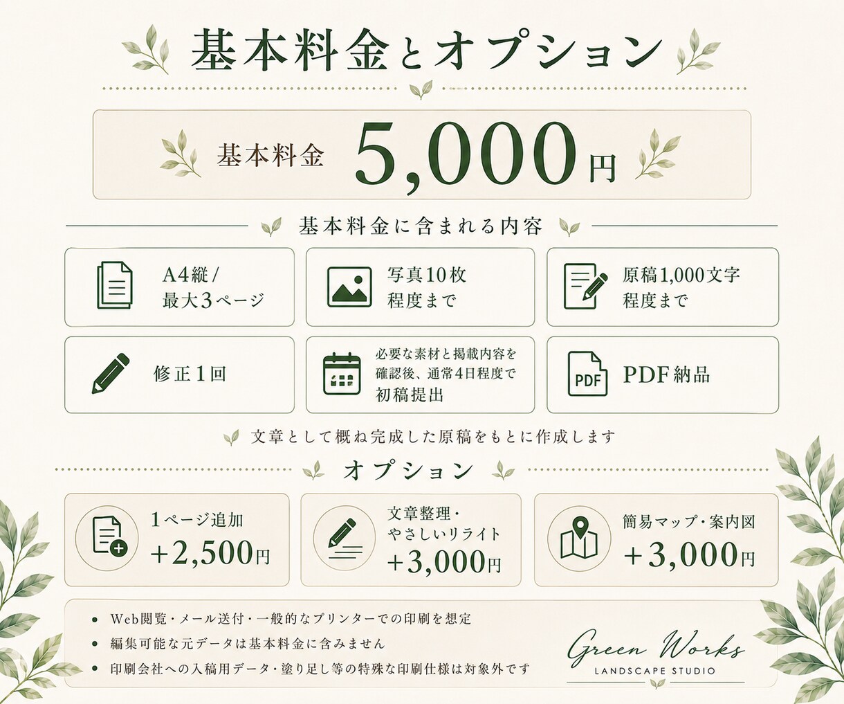 写真と原稿から施設案内PDFを作ります 施設の魅力と利用方法を、見やすいPDFに整えます イメージ3