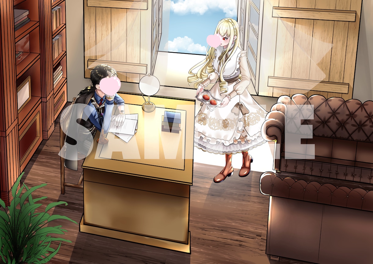 夢絵や夢イラスト、夢絵アイコン等描かせて頂きます オリキャラCP、夢主イラスト等幅広く対応致します! イメージ4