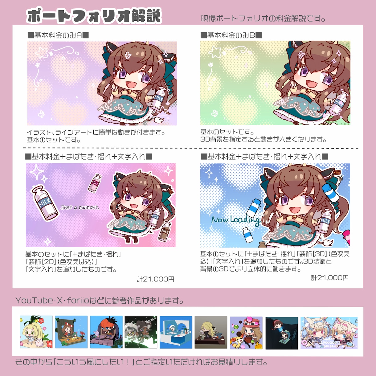 ループアニメのオーダー受けてます ショート動画やスマホ待ち受けにもどうぞ！ イメージ3