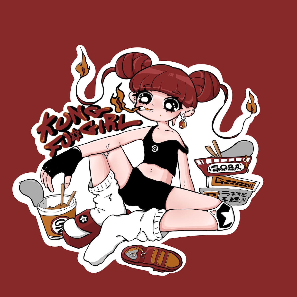 インパクトのあるキュートな絵描きます SNS用に使えるかわいいアイコンイラスト描きます。 イメージ3