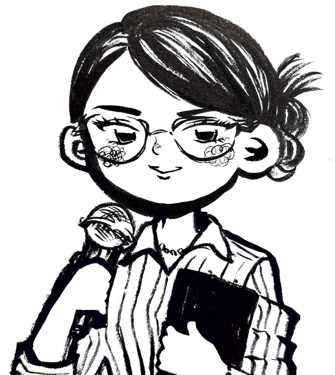 可愛いデフォルメ似顔絵描きます リアルすぎない可愛くレトロな一点ものな似顔絵 イメージ5
