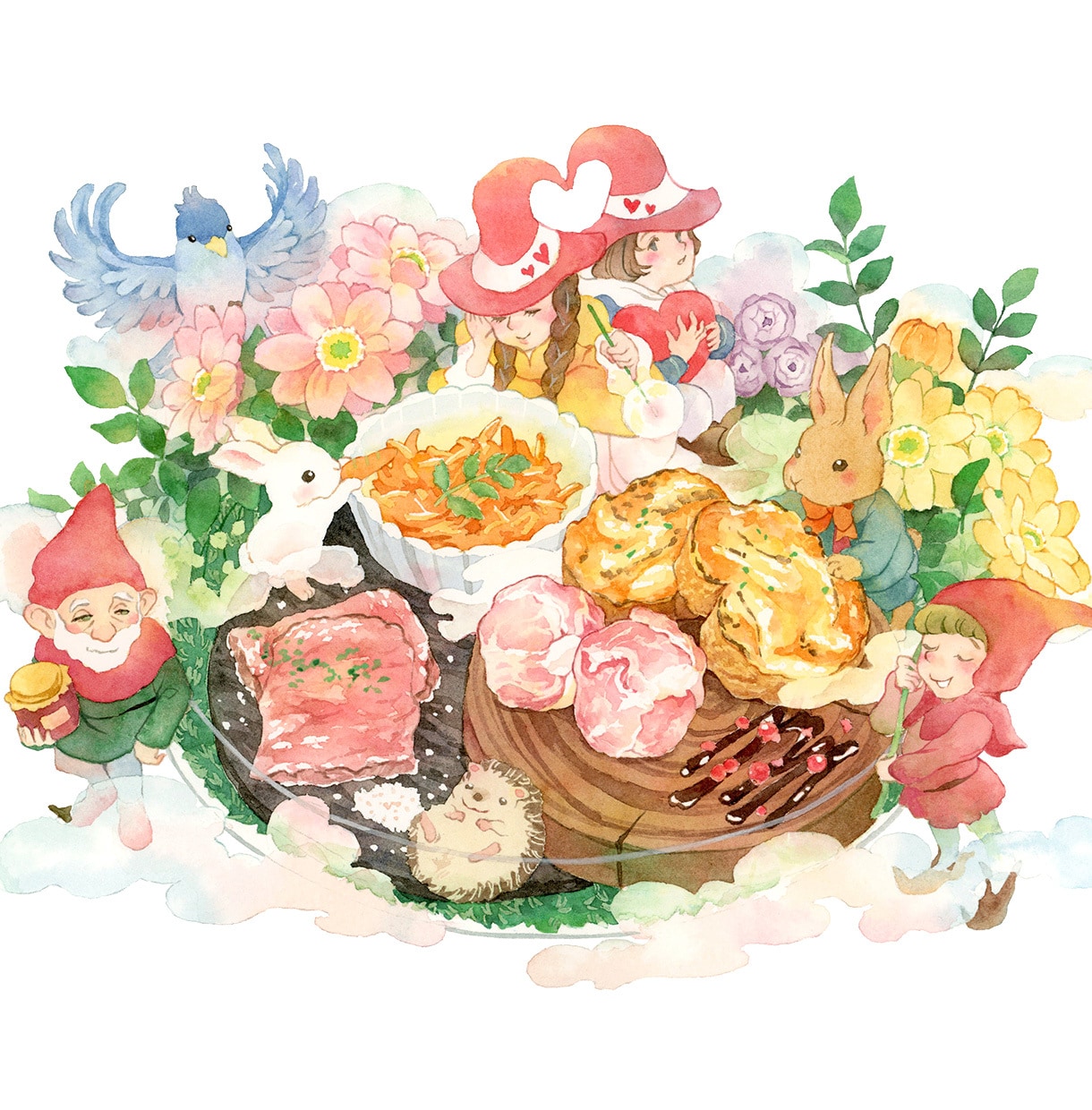商用◎水彩で食欲をそそる食べ物のイラストを描きます 広告・挿絵・メニューに。ラフ修正無制限、ヒアリングが得意です イメージ8