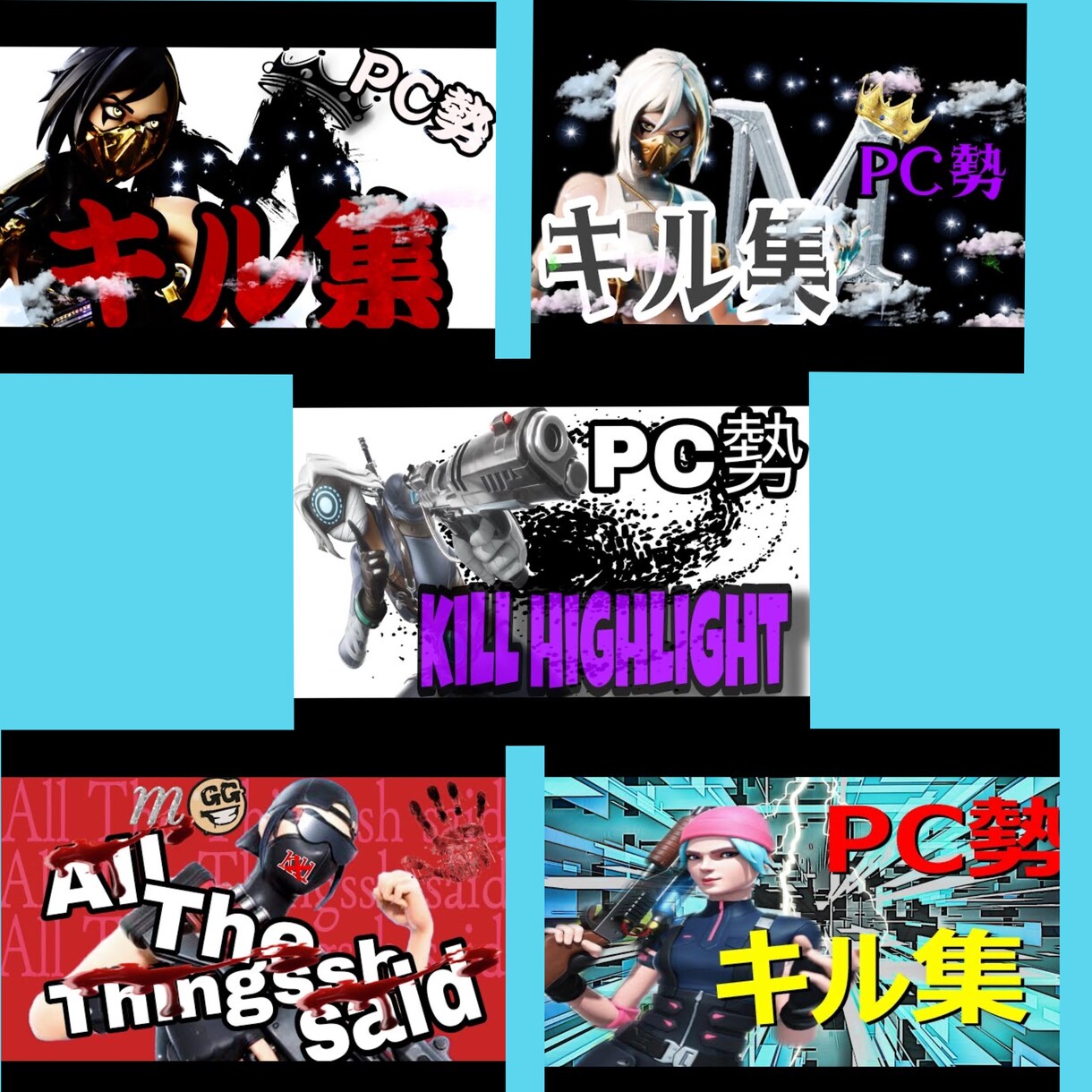 配信サムネやXヘッダー作成します VTuberの方大歓迎！ジャンル問わずお作りします！ イメージ3