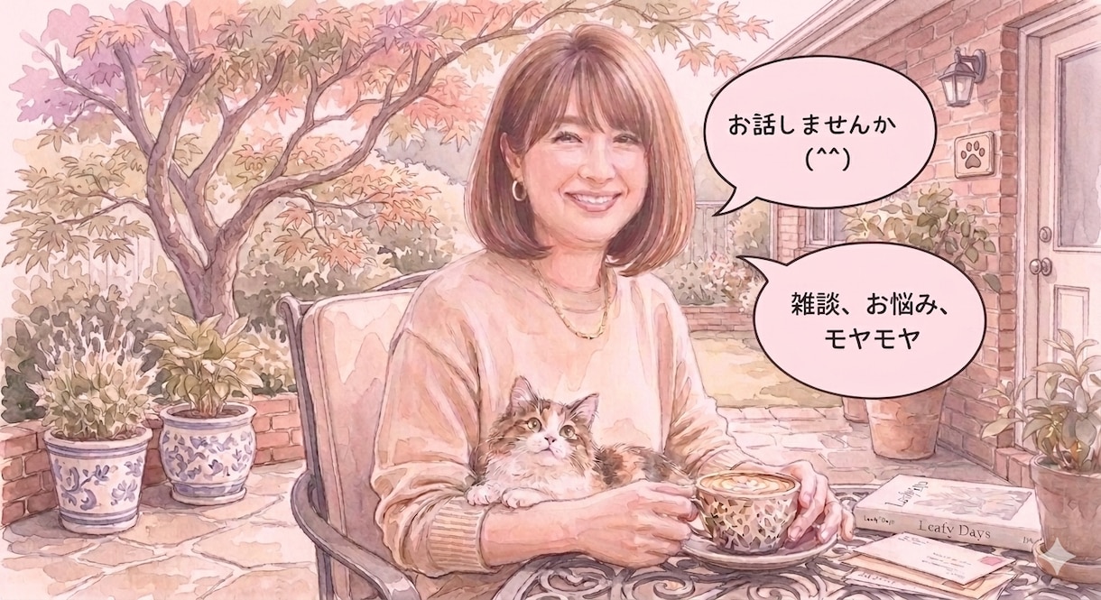 愚痴や雑談(*^^*)お悩み、お話お聞きします 中年層ですので経験の中からお役に立てるかもです(*^^*) イメージ1