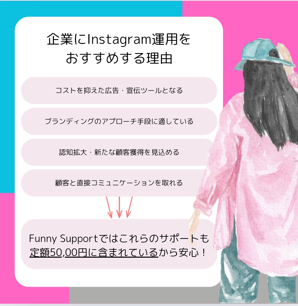 週5日稼働で定額料金！Instagram運用します ◆プロが運用を代行！◆all丸投げ◎◆詳しくは下へGO！ イメージ3