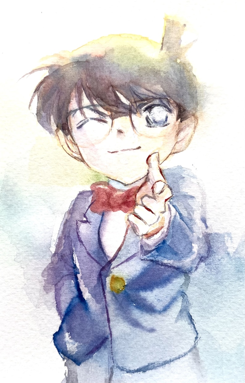 水彩を使って手描きの絵を描きます 水彩で描いた世界で一枚の温かみのある絵をお届けします。 イメージ2