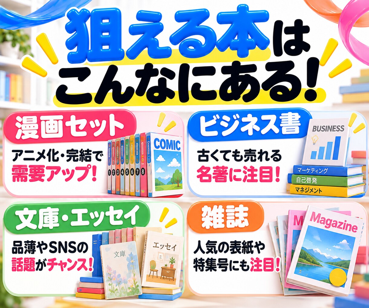 初版だけで終わらせない、本せどりの考え方教えます ゼロから始める本せどりの基礎（トレンド本せどりの考え方） イメージ3