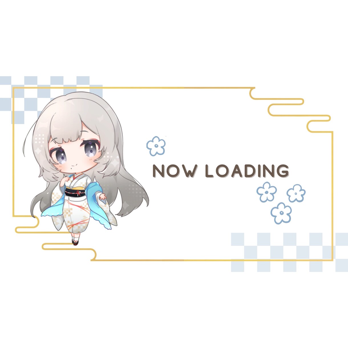 Vtuberさん向け☆配信の待機画面作ります 配信で使う待機画面作ります。配信画面のデザイン イメージ5