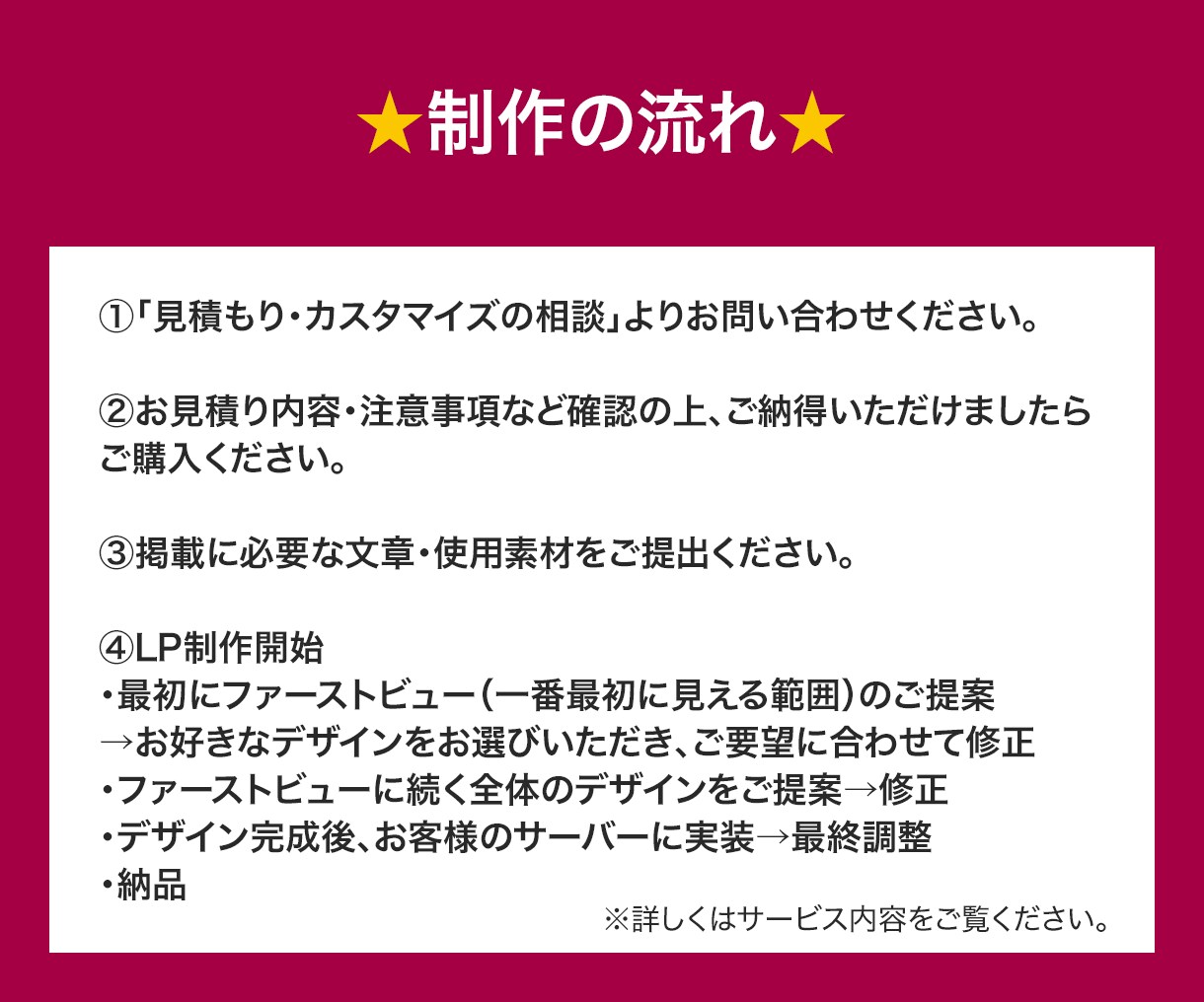 先着10名様限定価格★集客に繋がるLPを作成します レスポンシブ対応！Wordpressで作るオリジナルLP イメージ3