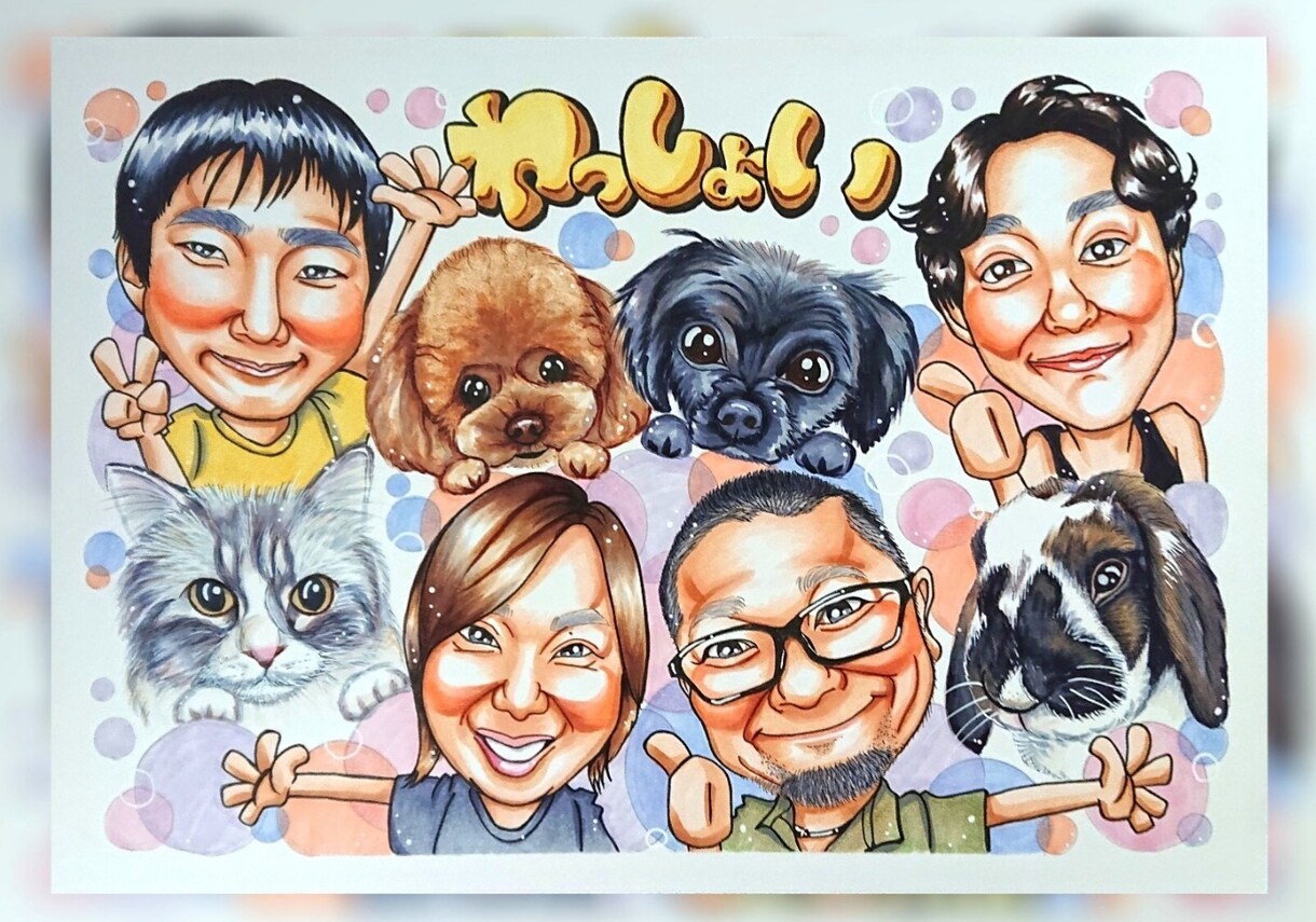 可愛い似顔絵☆お写真からお描きします 想いを伝えたい大切な人へのプレゼントに イメージ8