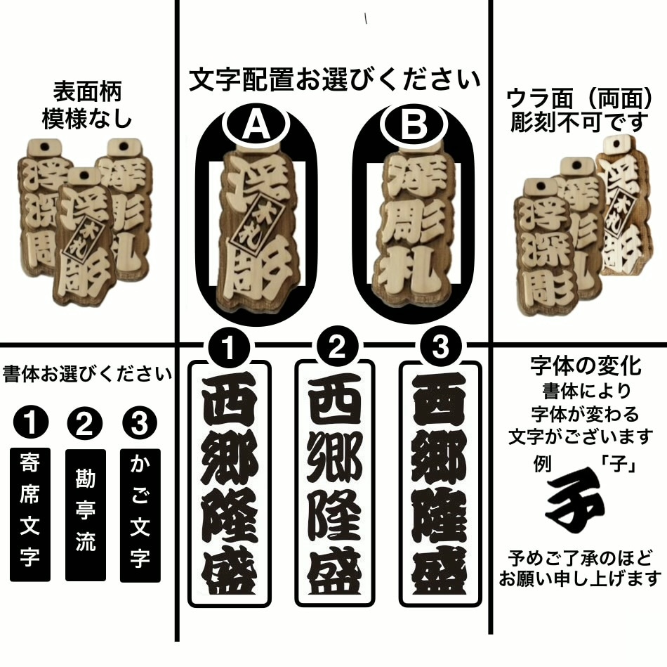 浮彫札❗️お祭りに欠かせない　お名前入ります 地元県産ヒノキを使用です　手作業で仕上ています イメージ6