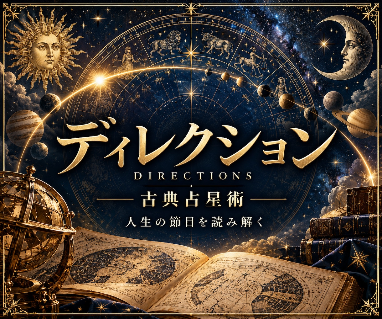古典占星術で人生の節目を読みます 過去の歩みを振り返り、これからの人生の流れを知る イメージ1