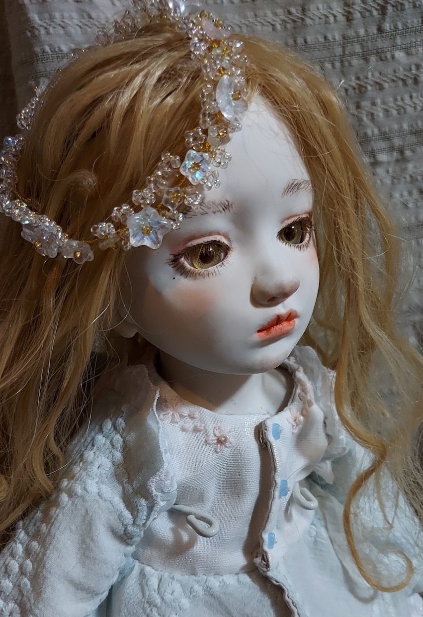 オリジナル球体関節人形制作をします 少女の球体関節人形制作(イージースリップ) イメージ1