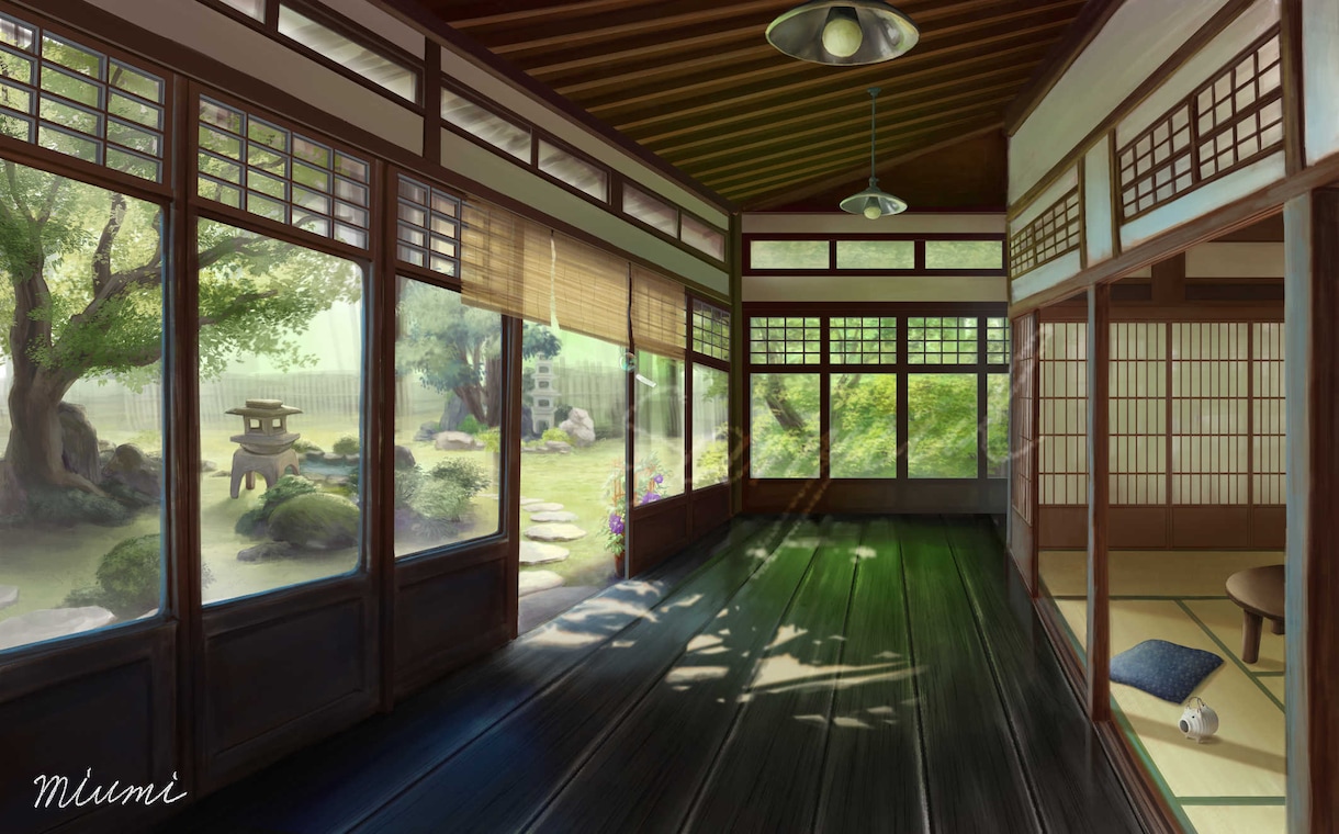 光を感じる色鮮やかな背景イラストお描きします “あなただけの世界”を彩るお手伝いさせてください！ イメージ3