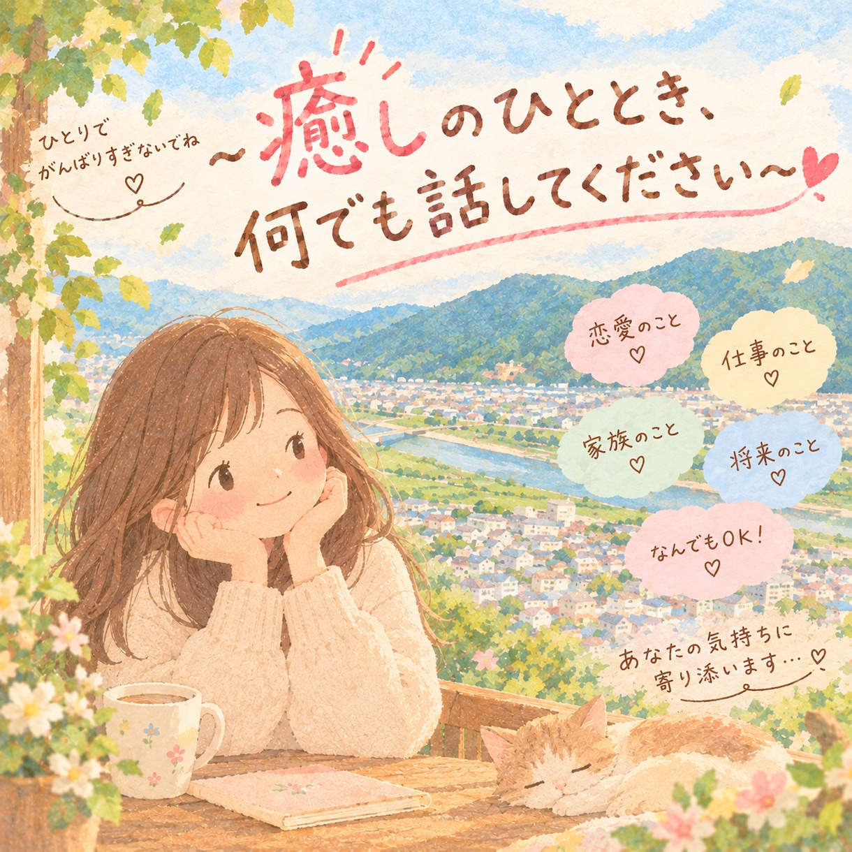 誰にも言えない、心の悩みを聞きます 友達感覚で心の悩みをうちあけて見ませんか？ イメージ1