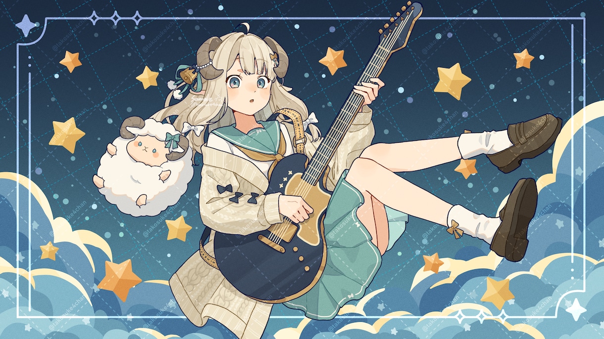 生き生きとした魅力のある一枚絵を描きます MVイラスト、サムネイル、配信背景、記念イラスト等 イメージ10