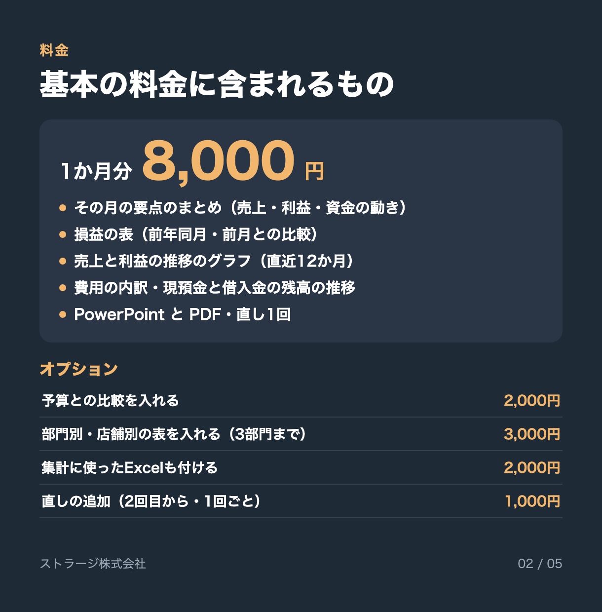 試算表から月次の業績報告資料を作ります 経営会議・銀行への説明に使えるグラフ付きの資料 イメージ2