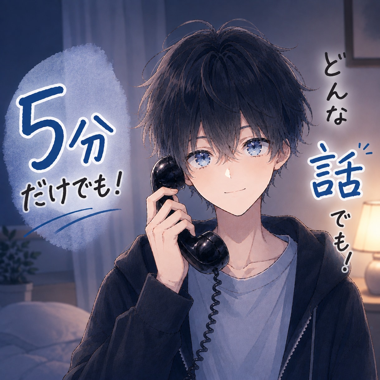 ５分だけでも✶どんな話でもお聞きします ― おやすみ前に、心のおかたづけ。― イメージ1