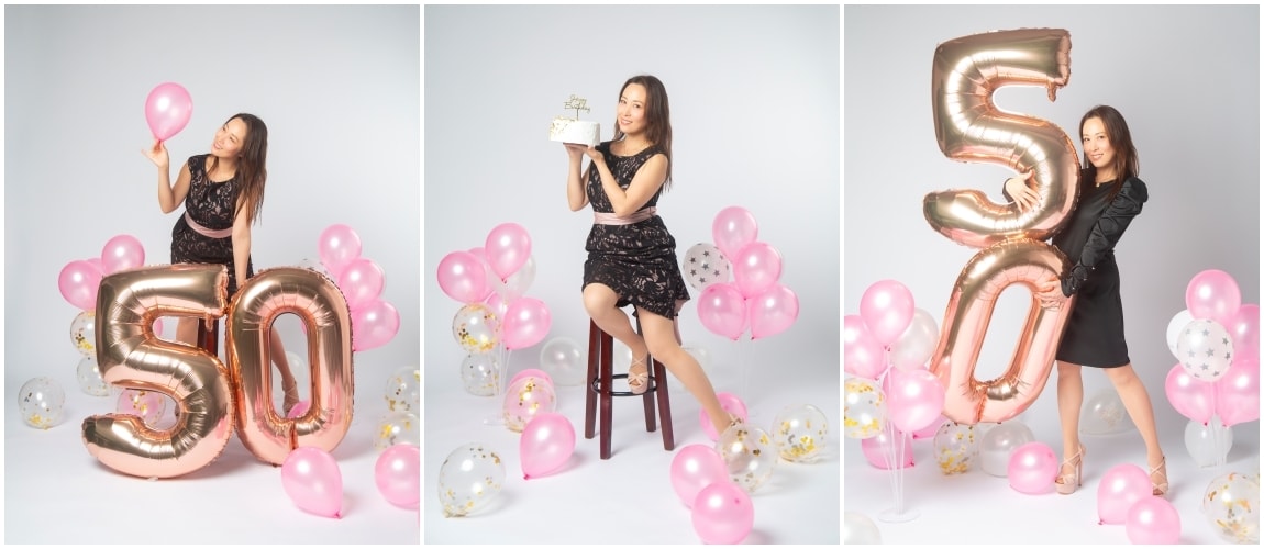 大人女子の記念写真・プロフィール写真撮影します スタジオで誕生日・還暦・記念日写真を女性プロカメラマンが撮影 イメージ3