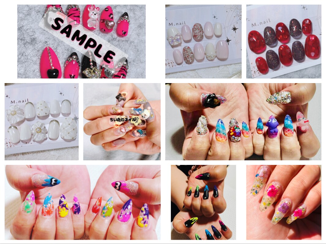 オーダーネイルチップ作成致します お子様用も作成可能です。一つ一つ丁寧に作成しています♪ イメージ1
