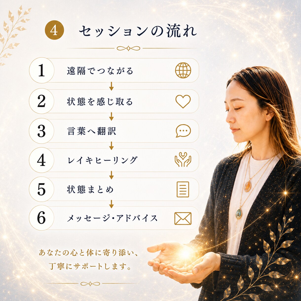 あなたも気づいていない心と体を読み解きます 見えないサインを分かる言葉へ心を込めてお届けします イメージ4