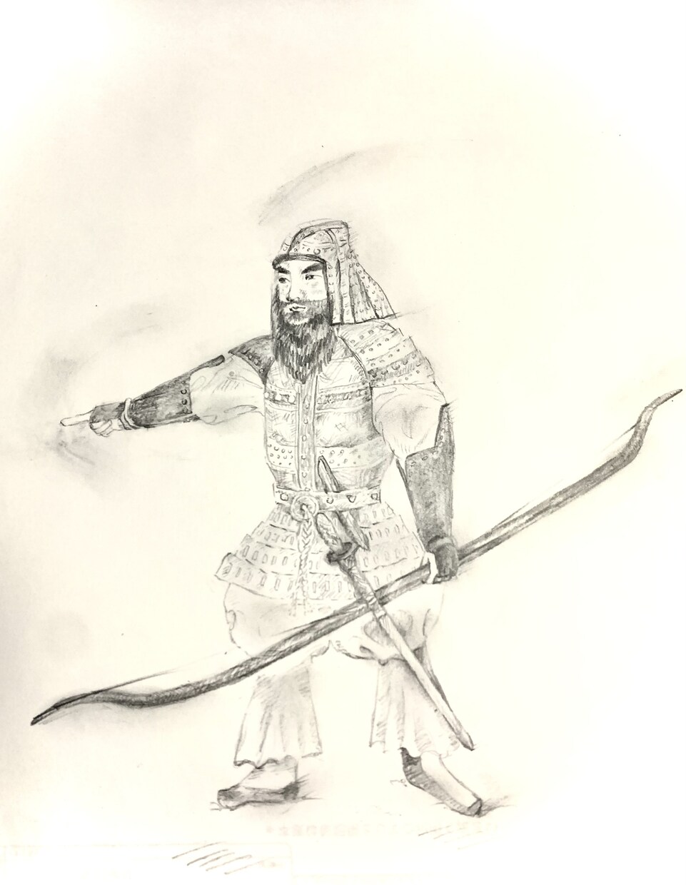 歴史・古代史などの人物風景画をモノクロで描きます 文章に添える白黒の挿絵を描きます。歴史や文献、古代史など。 イメージ7