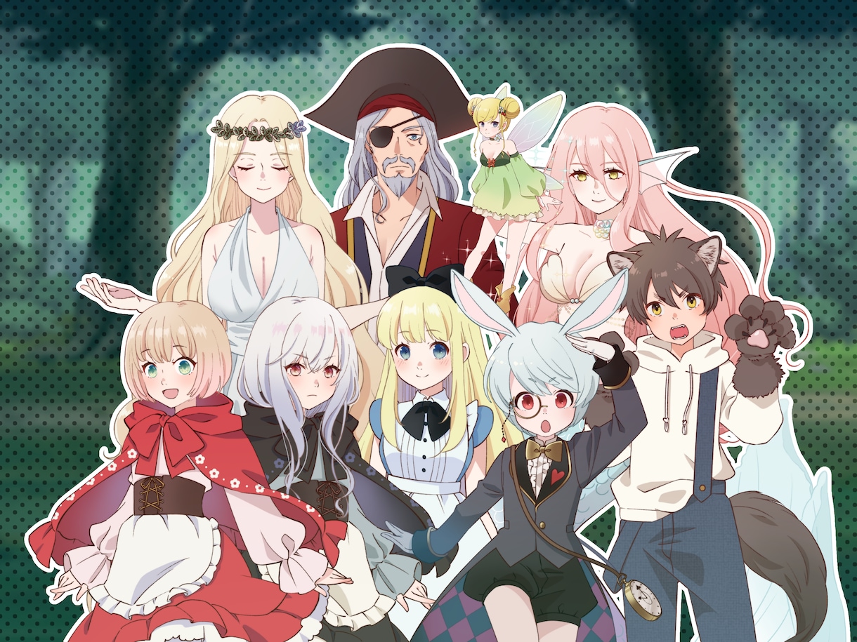 葉月リオが販売中の立ち絵の表情や色差分を作成します 既存のキャラにあなただけの表情やカラーを！ イメージ6