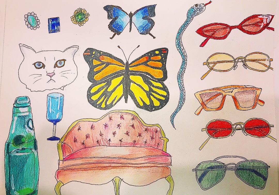 お洒落なイラスト描きます、色塗ります ご希望のものを温かみのあるイラスト・色味に変身させます。 イメージ3
