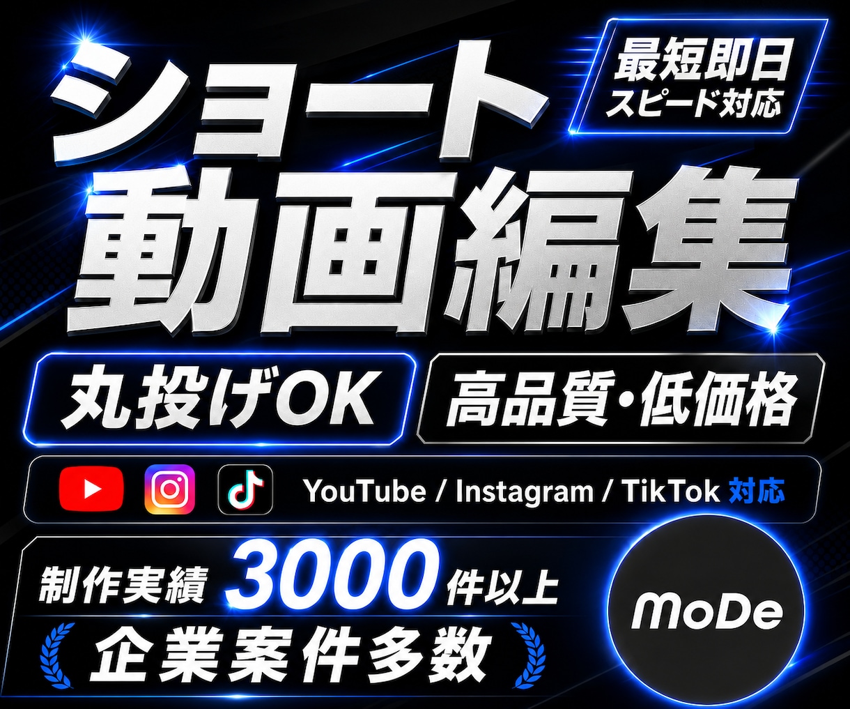 高品質・丸投げ◎SNS用ショート動画を編集します クライアントの意図を汲み取ったクオリティの高い動画制作を提供 イメージ1