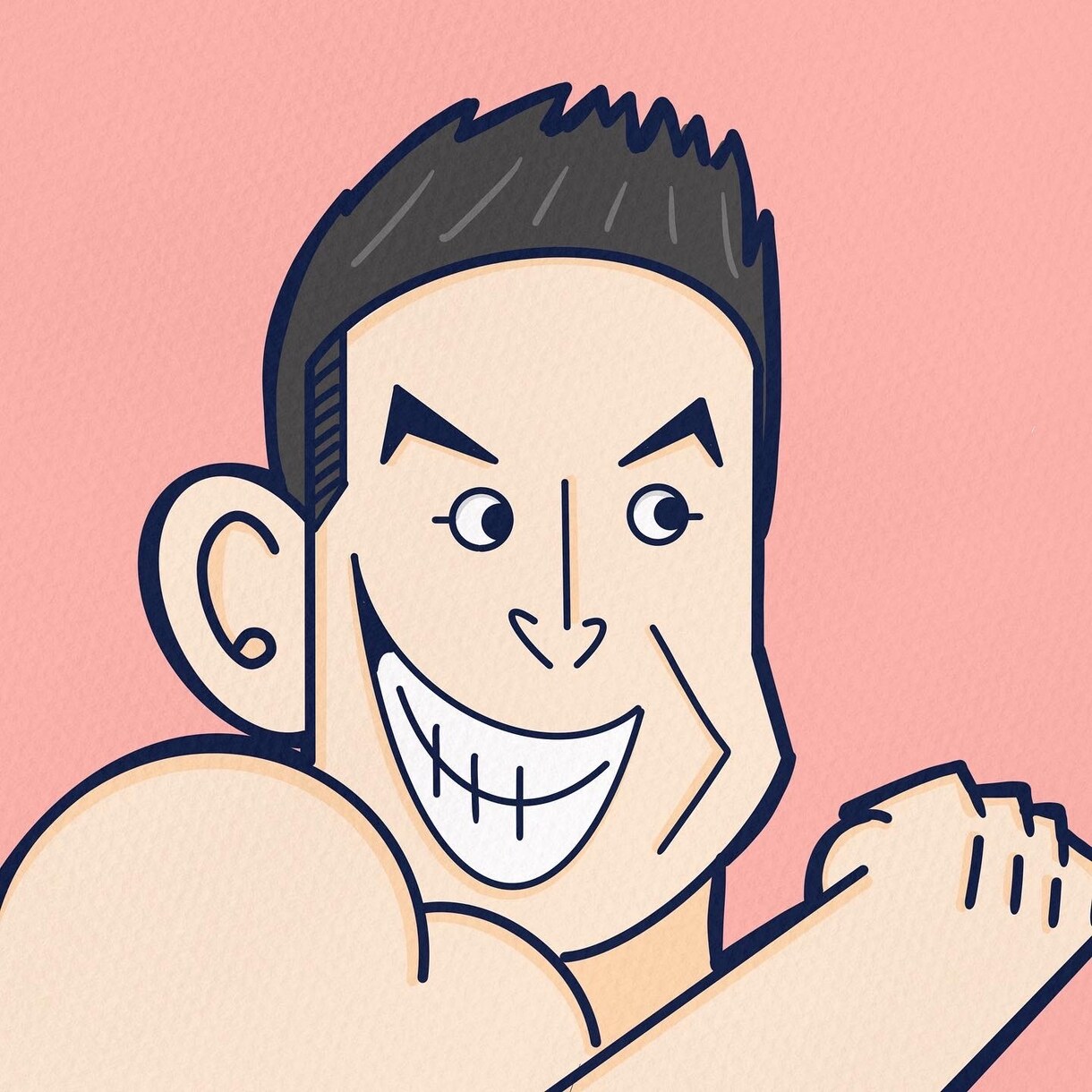 ほんわか！ゆるくてポップな似顔絵描きます SNSのアイコンや友達同僚へのプレゼントに！！ イメージ9
