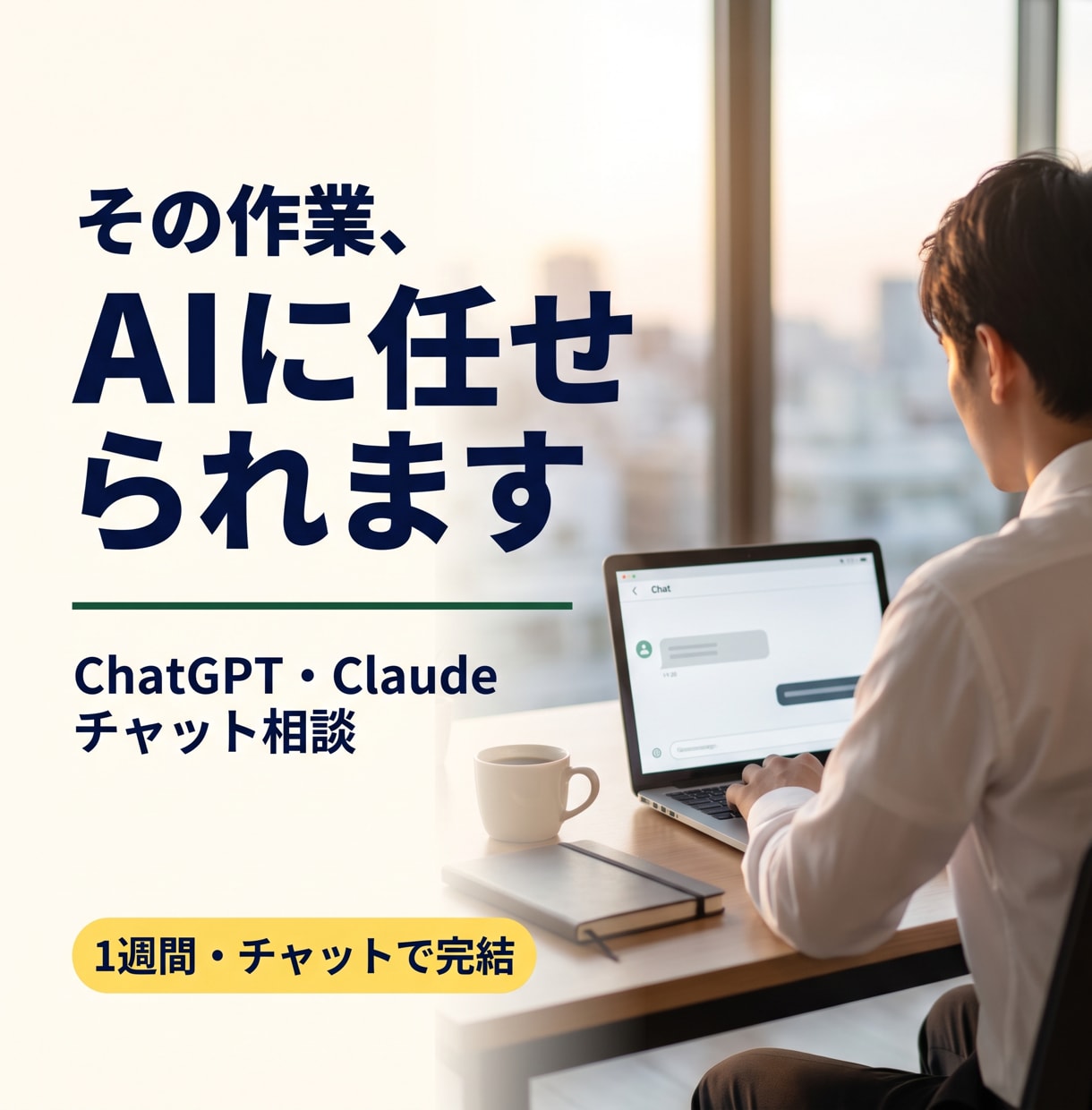 営業・マーケの作業をChatGPTで効率化します チャットで1週間相談できます|作業用の指示文をお渡し イメージ1