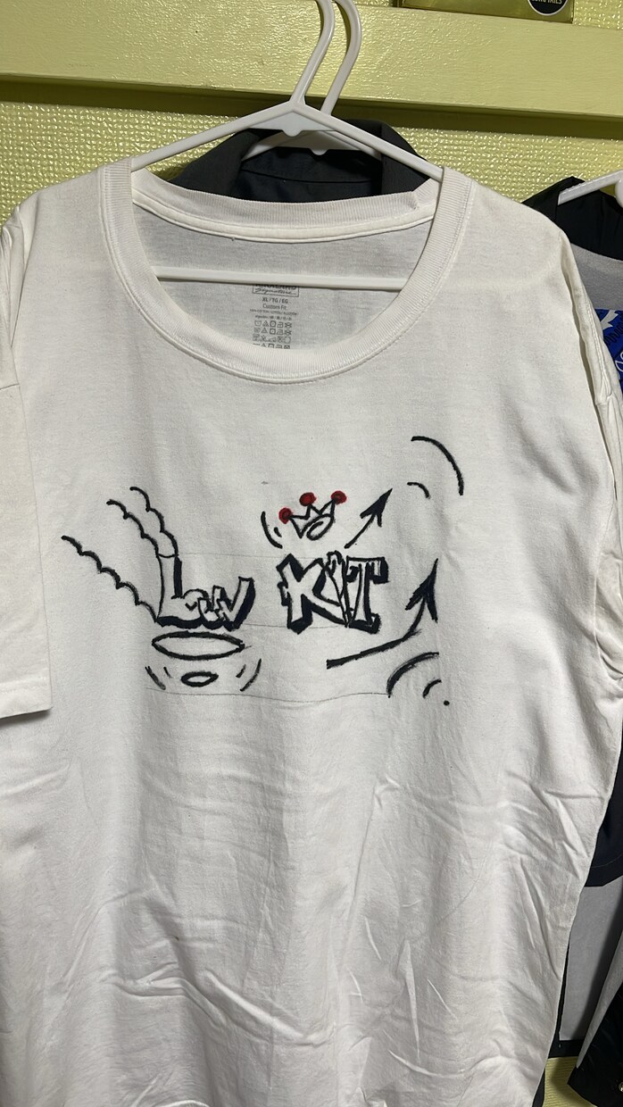 手描きGraffitiアートアパレル描きます 一点物！ツインマーカーキャラ・文字OK! イメージ1