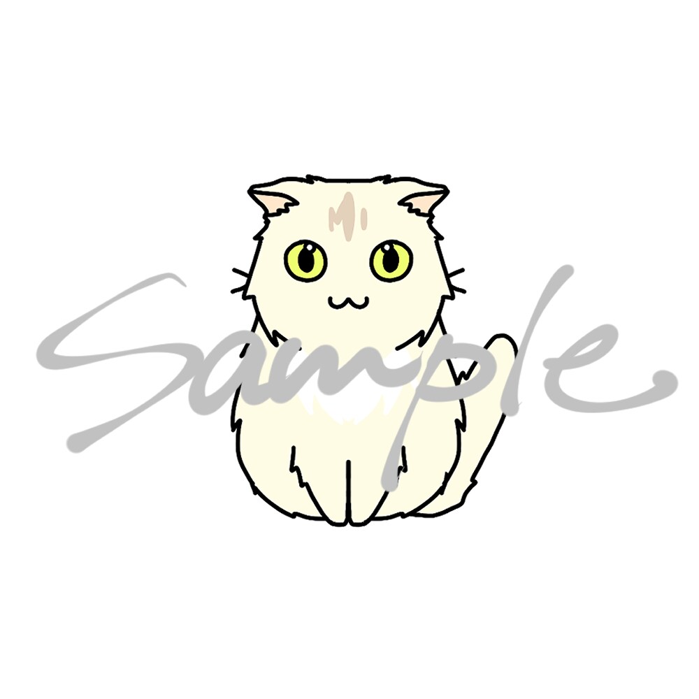 猫のデフォルメを可愛く描きます SNSやブログのアイコンにご自宅の猫ちゃんはいかがですか？ イメージ3