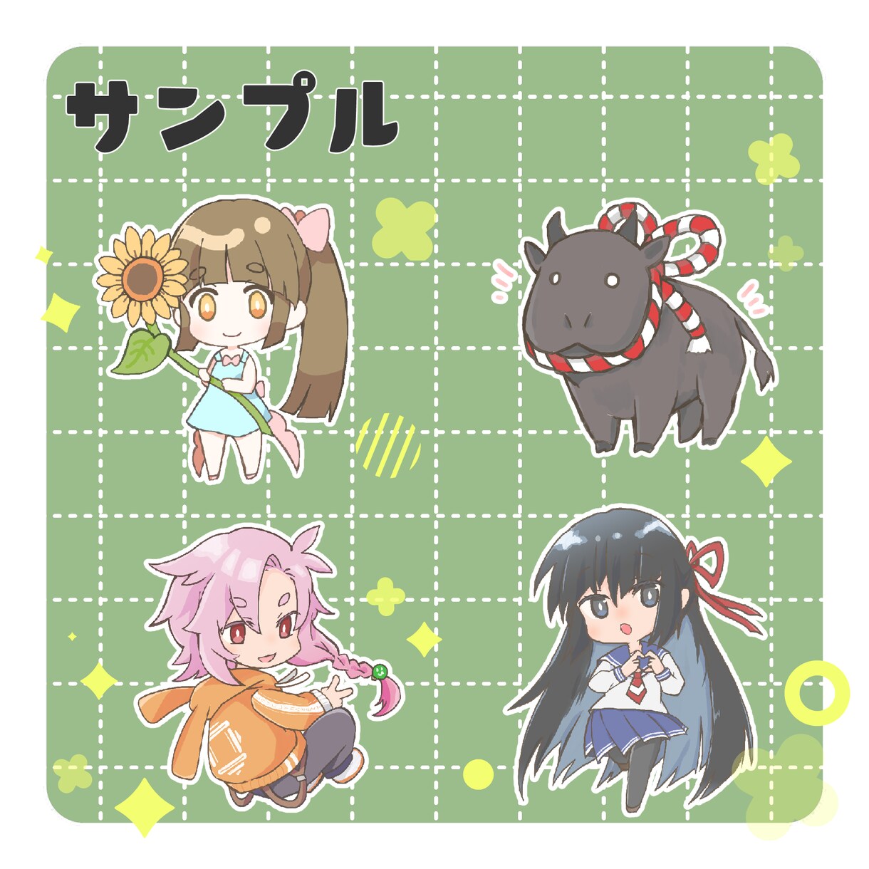 ミニキャラ・SDイラスト作成します 【先着3名様特別価格】商用利用可能！グッズや配信用としても！ イメージ4