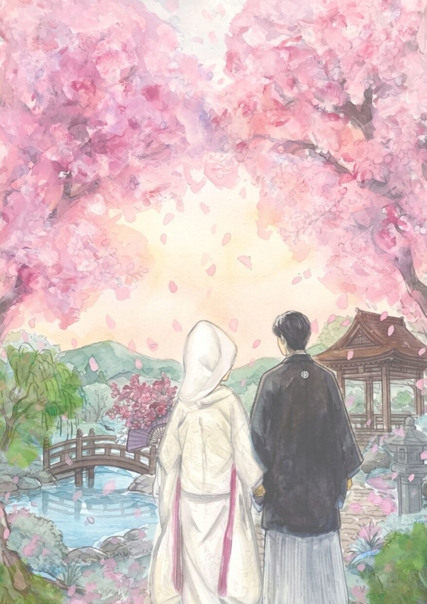 優しい雰囲気のウェルカムボードをお描きします お写真をもとに、やさしい水彩画・絵本風のイラスト作成 イメージ3