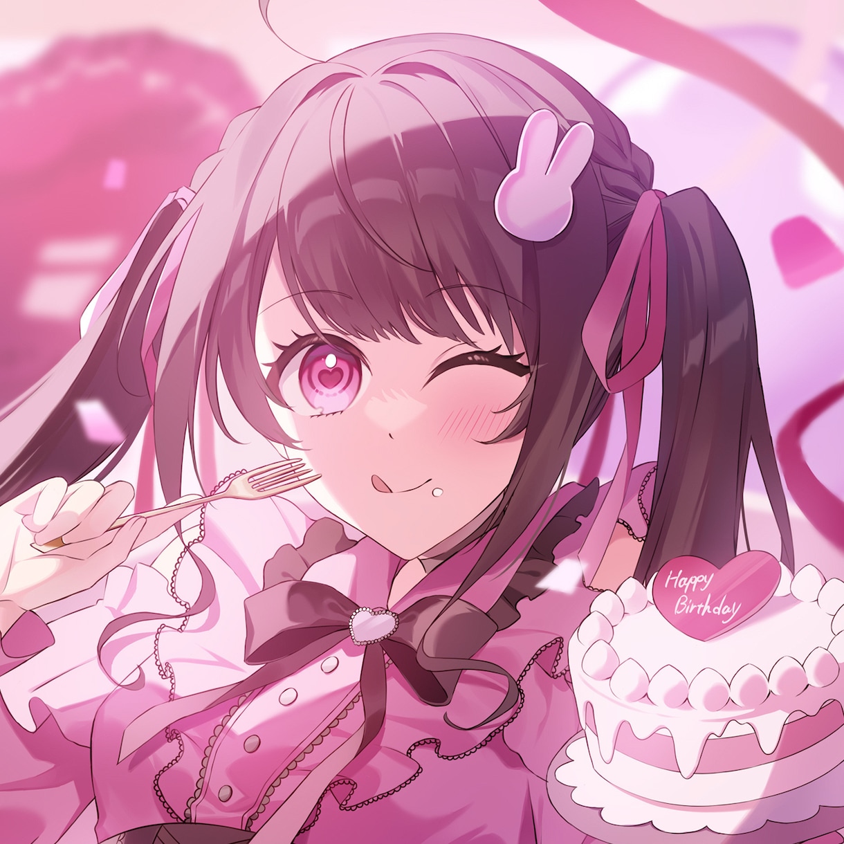 商用利用◎目を惹く可愛いイラスト制作いたします ヘッダー・サムネイル・配信・グッズ・Vtuberなど イメージ1