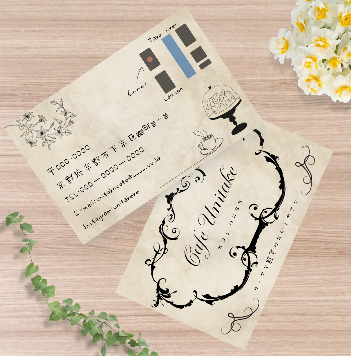 名刺やショップカードなどデザインします スピーディーにお安くデザイン！ イメージ1