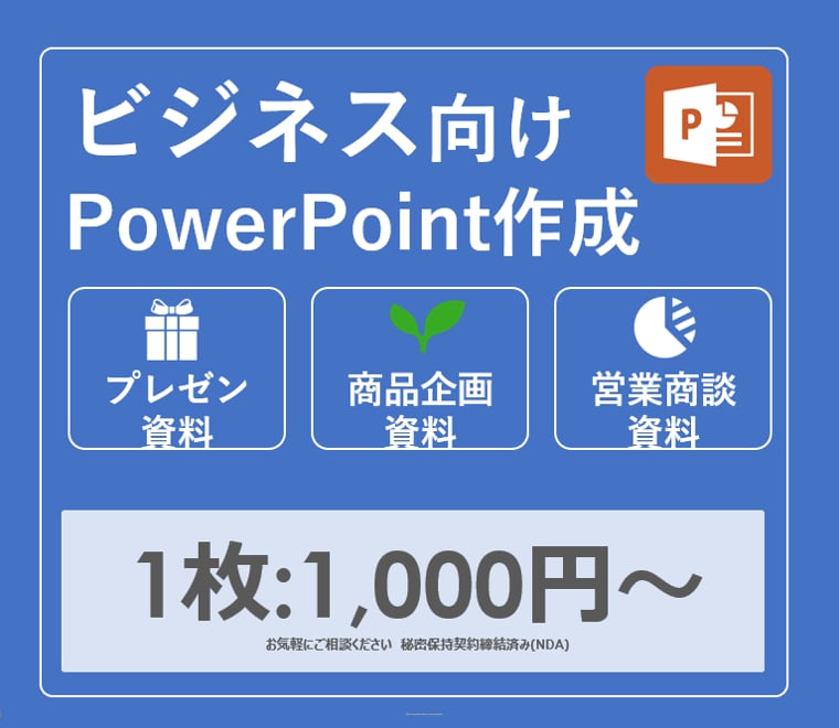 読み手に伝わる資料作ります ビジネスで他社に差を付ける、事業戦略部が作成 イメージ1