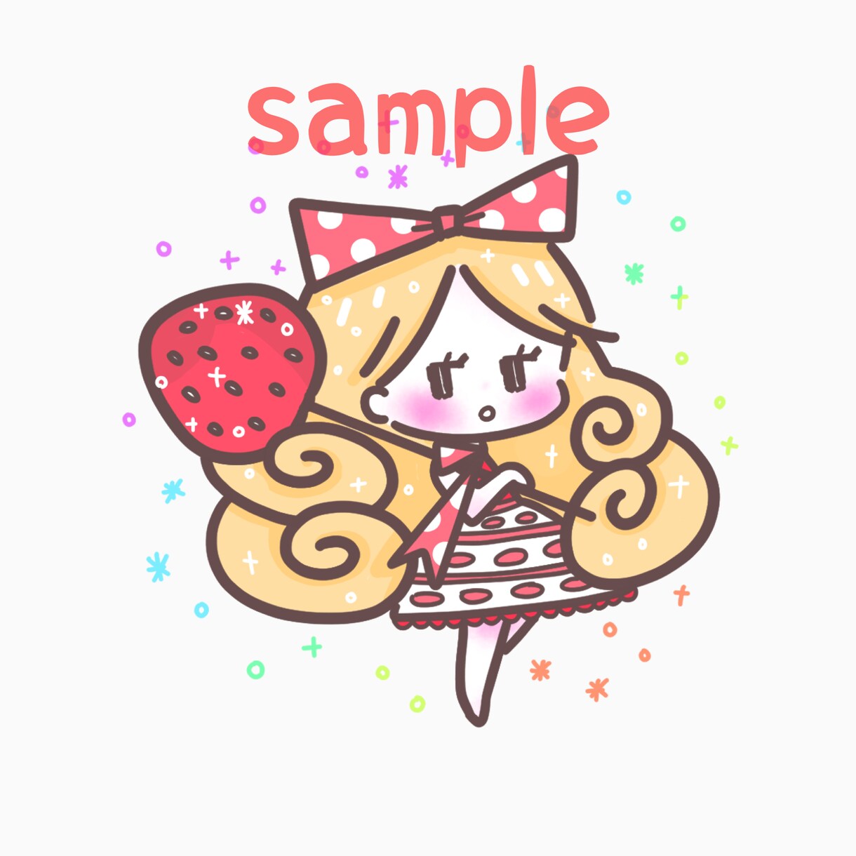 ポップでキュートなあなただけのアイコン描きます 個性的で誰とも被りません！お題をいただければお任せもOK！ イメージ9