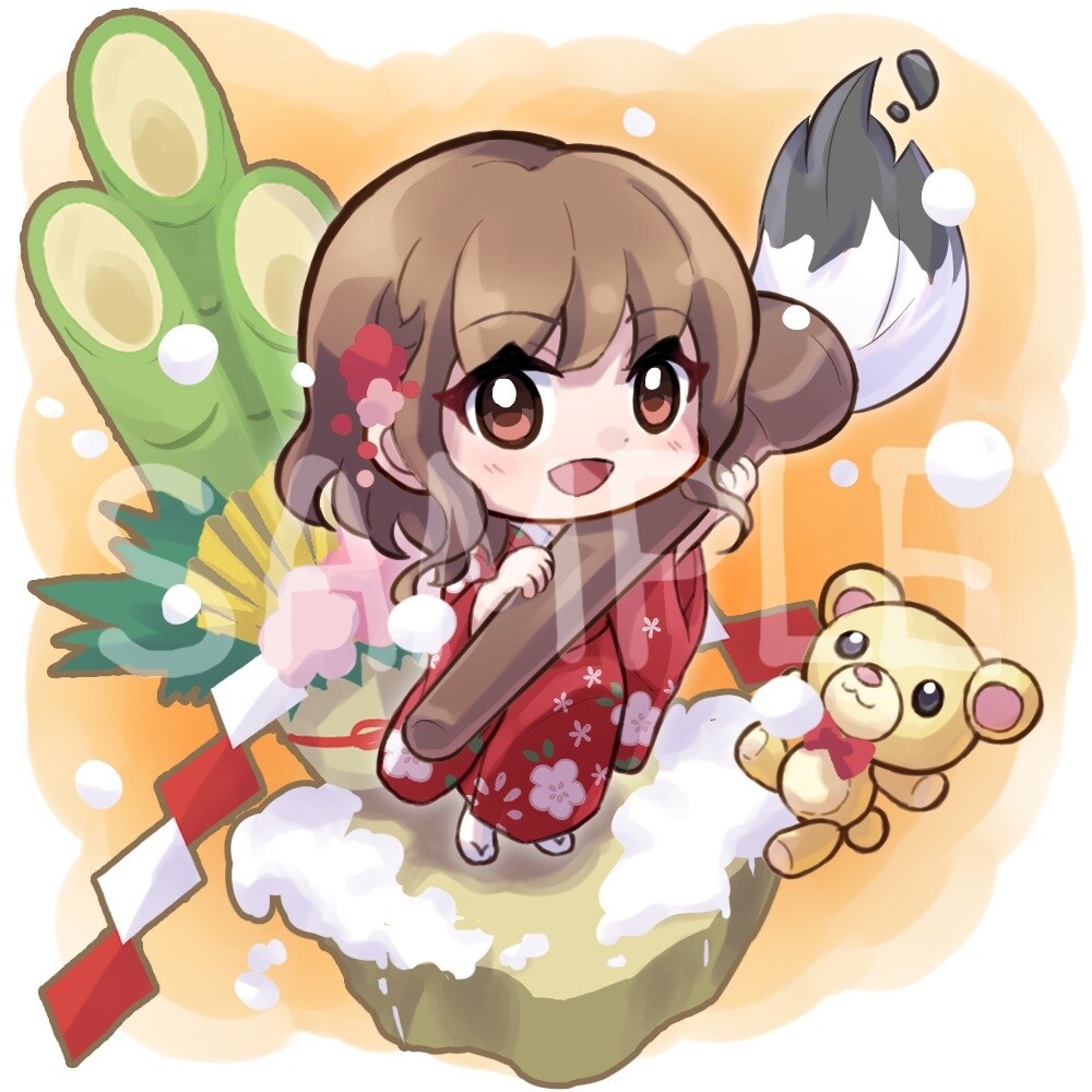 商用OK!SDキャライラストを作成します グッズやアイコンにオススメ！可愛いSDキャラを提供します。 イメージ8
