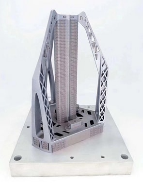 サ8)金属粉末をレーザーにて部品をプリントします 構造が複雑な立体パーツをメタル素材で確認したい方へ イメージ9