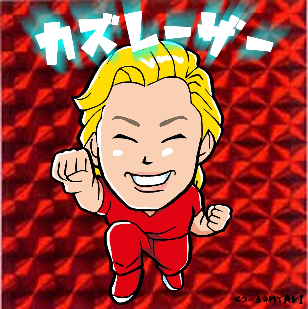 ビックリマンシール風　似顔絵　お描きいたします シール印刷サポートいたします♪ イメージ8