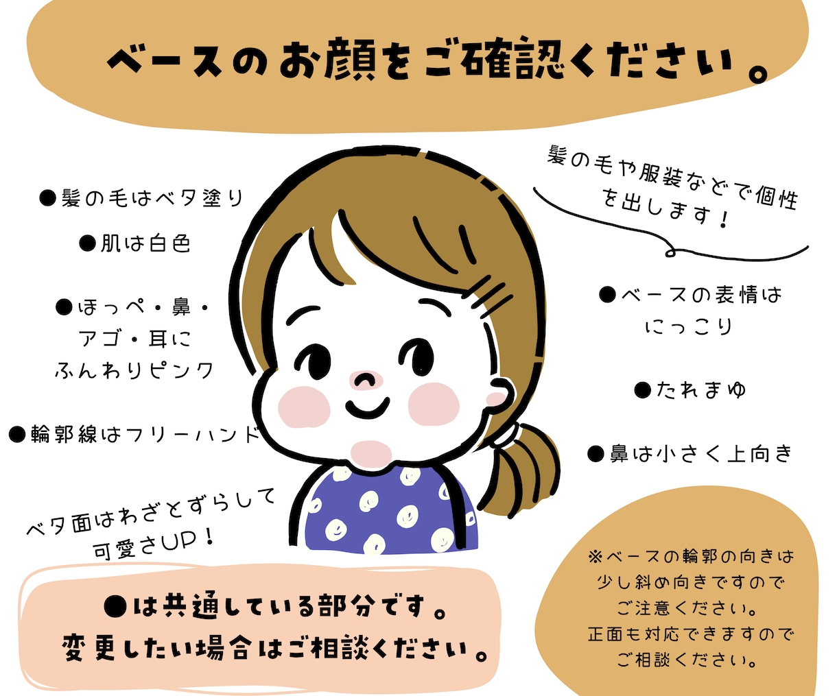 シンプル&ゆるかわ似顔絵イラストアイコン描きます SNSで目を引く！フリーハンドのゆる可愛い似顔絵イラスト イメージ2