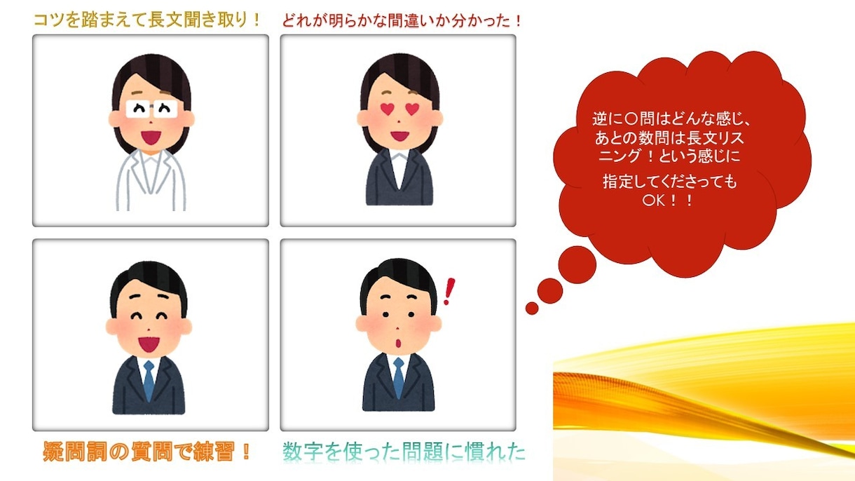 音声付でTOEIC突破！TOEIC学習法教えます 練習問題付★あなたの点、目的、目標でTOEIC勉強法を分析。 イメージ7