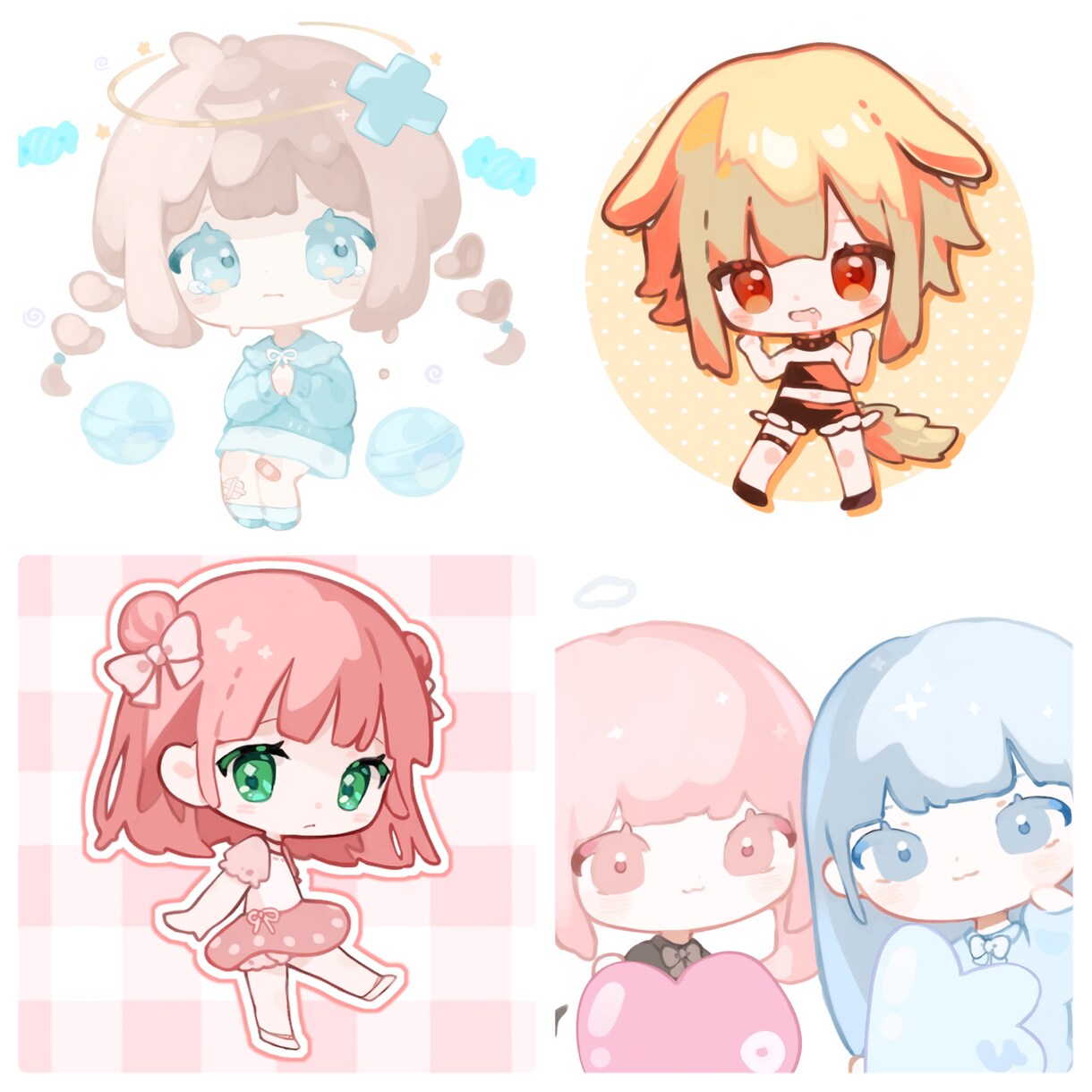 ころっと可愛いデフォルメイラスト描きます アイコン、スタンプ何にでも使えます イメージ1