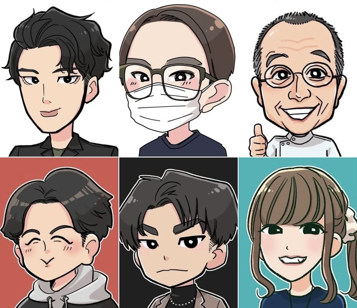 ポップ！イラスト風！な似顔絵アイコン描きます SNS用アイコンなどにご利用いただけます！ イメージ1