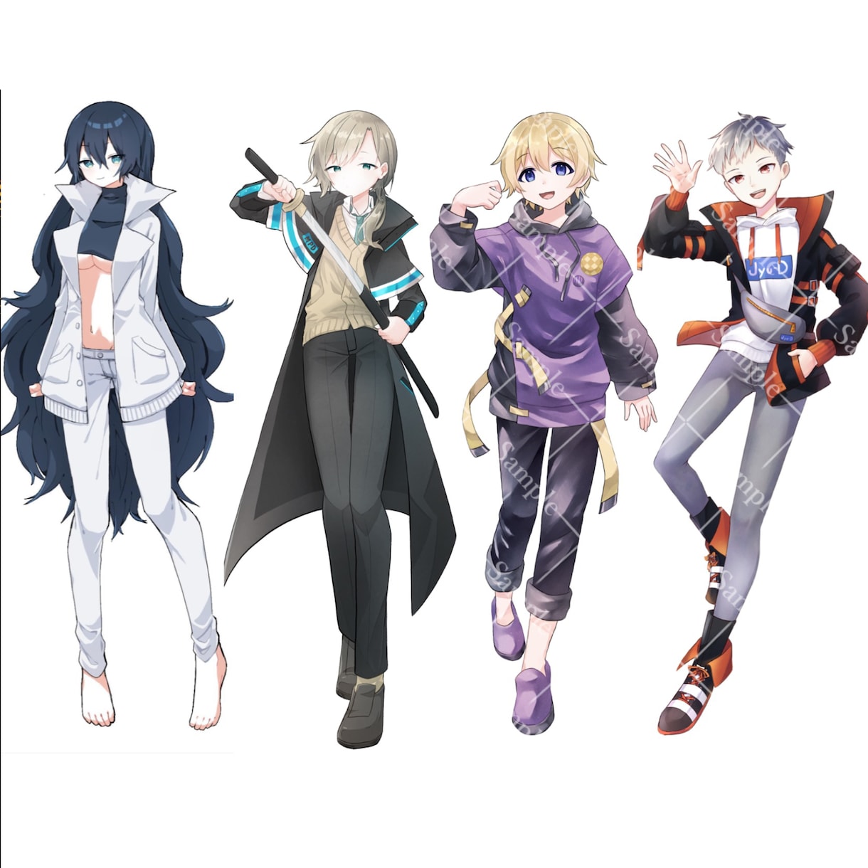 貴方だけのTRPG・IRIAM立ち絵を描きます TRPG経験者、IRIAM配信経験者が描きます イメージ4