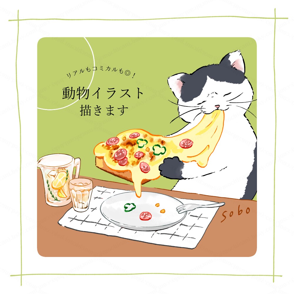 リアルもコミカルも◎！動物イラスト描きます ペットの似顔絵、SNSアイコンに。用途に合わせてお描きします イメージ1